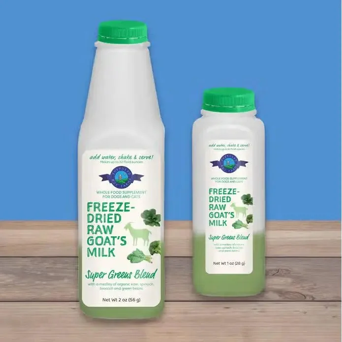 Shepherd Boy Farms Super Greens Blend Freeze-Dried Raw Goat Milk