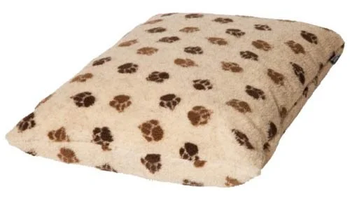 Danish Design - Sherpa Fleece Beige Brown Paw Deep Duvet - Medium