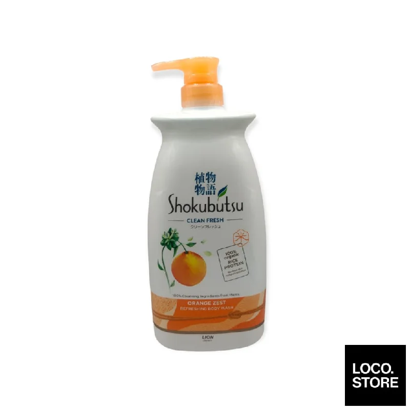 Shokubutsu Body Wash Orange Zest 900g