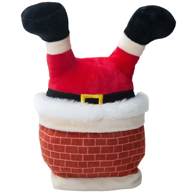 Snug Arooz Santa in Chimney Dog Toy