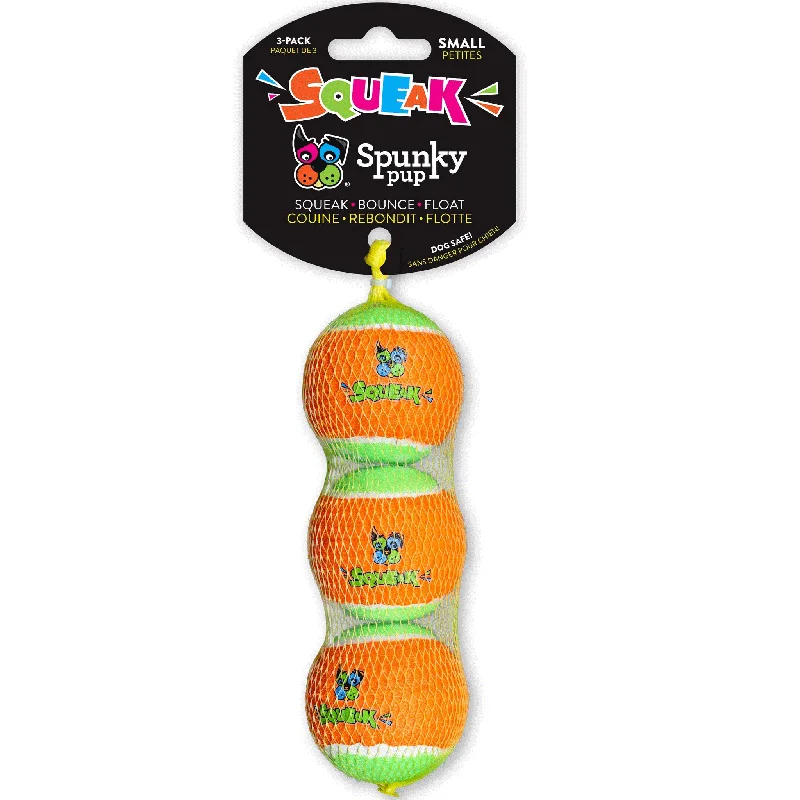 Spunky Pup 3-Pack Small Tennis Balls