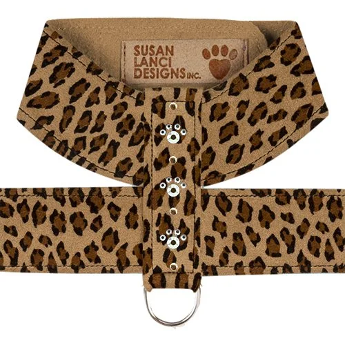 Susan Lanci Crystal Paw Tinkie Harness-Jungle Print Collection