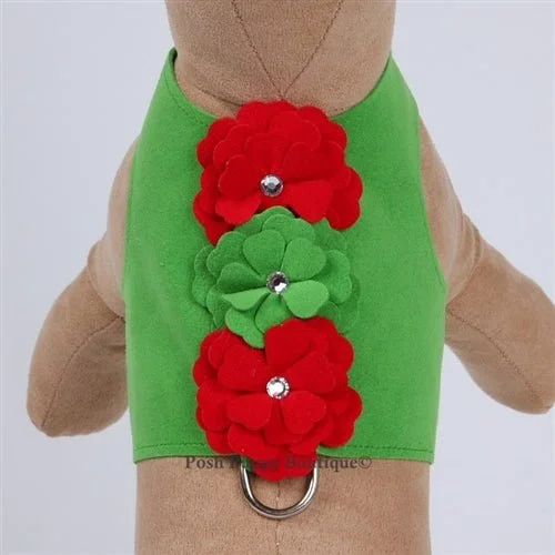 Susan Lanci Green Bailey Harness - Tinkie's Garden Christmas