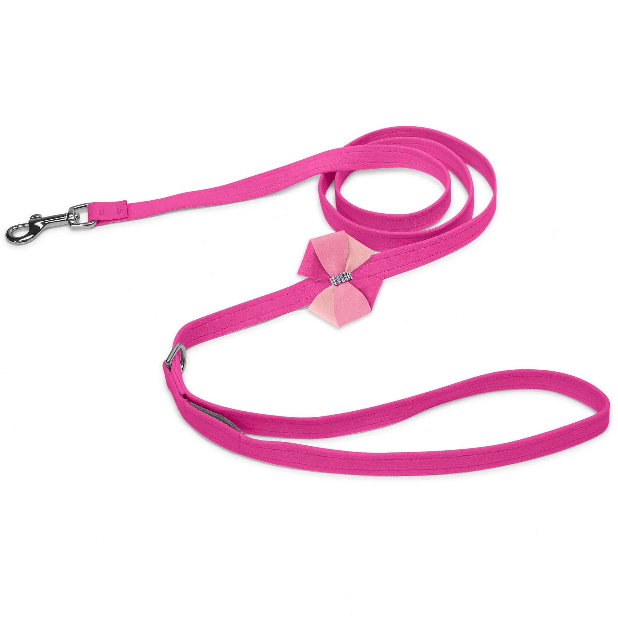 Susan Lanci Pink Velvet Leash