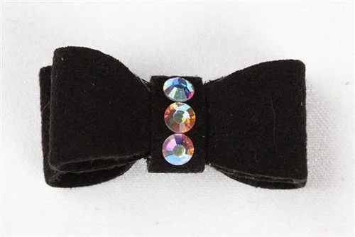 Susan Lanci Plain Collection Crystal Hair Bows - Many Colors