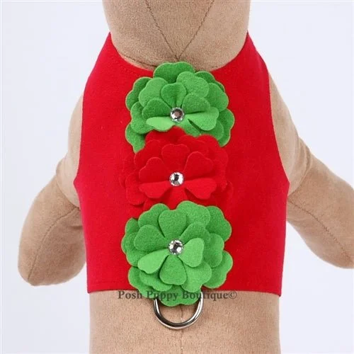 Susan Lanci Red Bailey Harness - Tinkie's Garden Christmas