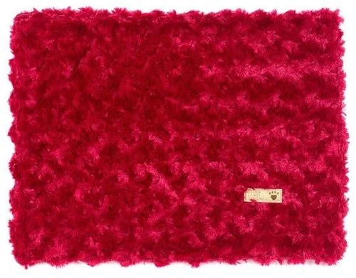 Susan Lanci Red Curly Sue Blanket