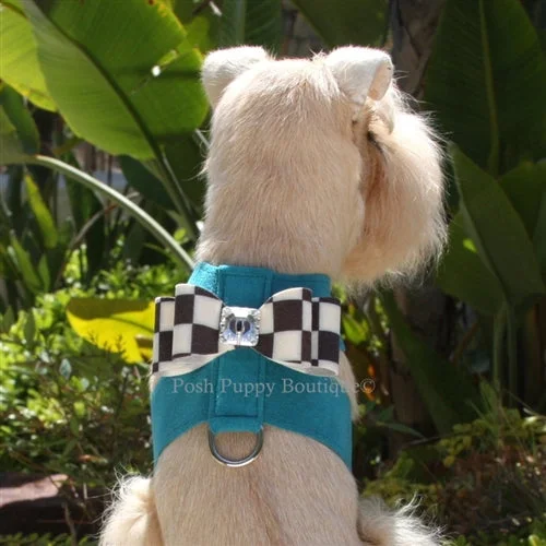 Susan Lanci Tinkie Harnesses- Windsor Check Collection -Big Bow Style in Many Colors