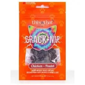 This & That Crack Nip Chicken Dehydrated Cat Treats 1.5oz