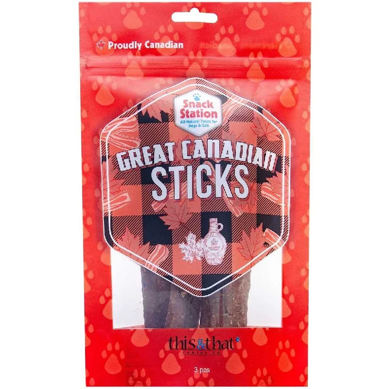 This & That Snack Station Great Canadian Sticks Dehydrated Dog Treat  Dog Treats