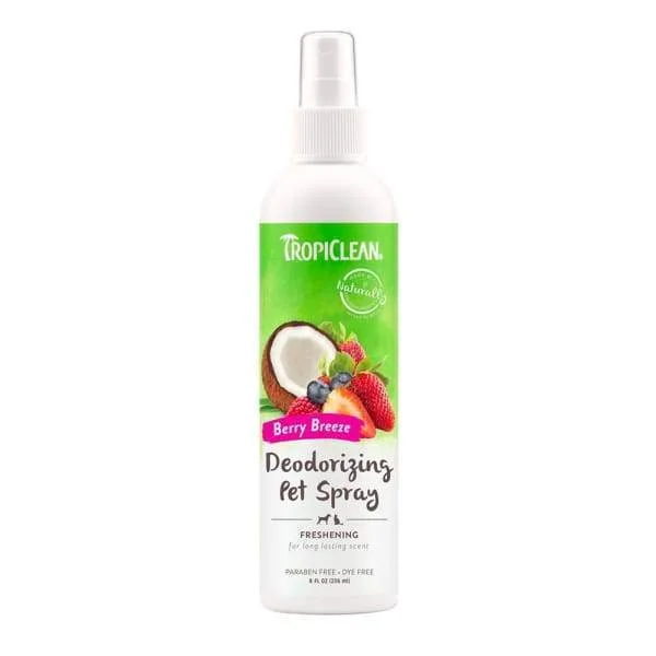 [15% OFF] Tropiclean Berry Breeze Deodorizing Pet Spray 8oz