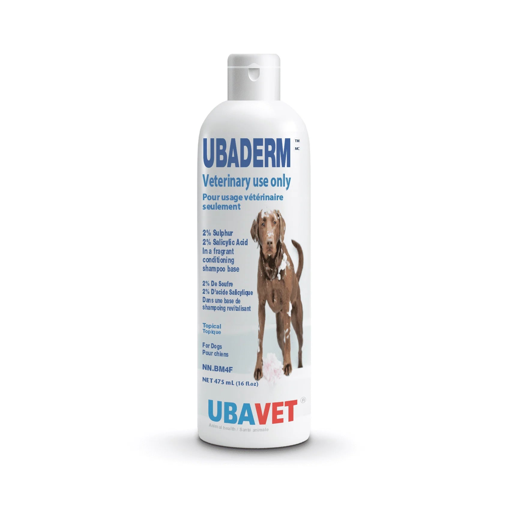 UbaVet UbaDerm Shampoo Sulphur/Salicylic Acid 16oz