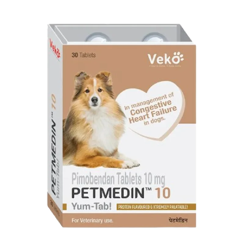 Veko Petmedin 10mg (Pimobendan) Tablet for Dogs (pack of 30 tablets)