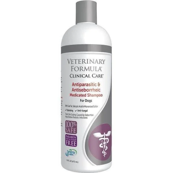 Veterinary Formula Clinical Care Antiparasitic & Antiseborrheic Shampoo