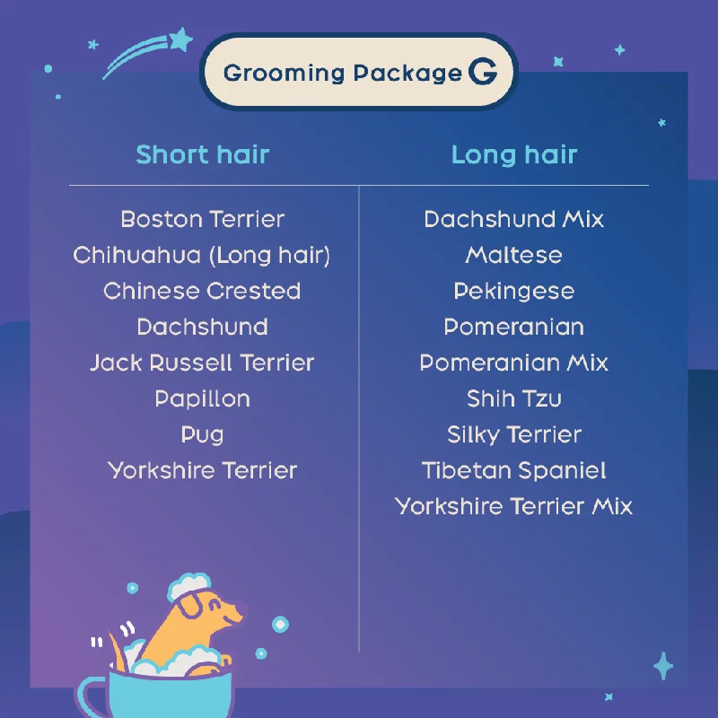 Grooming Package - Breed G