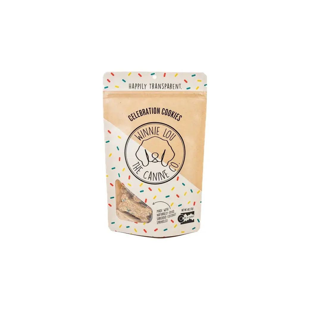 Winnie Lou Celebration Cookies Dog Treats 5 oz