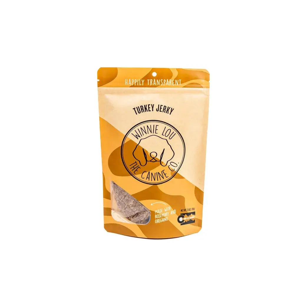 Winnie Lou Turkey Jerky Dog Treats 4.8 oz