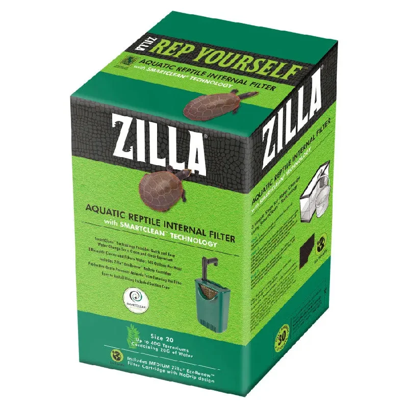 Zilla Aquatic Reptile Internal Filter with SmartClean™ Technology