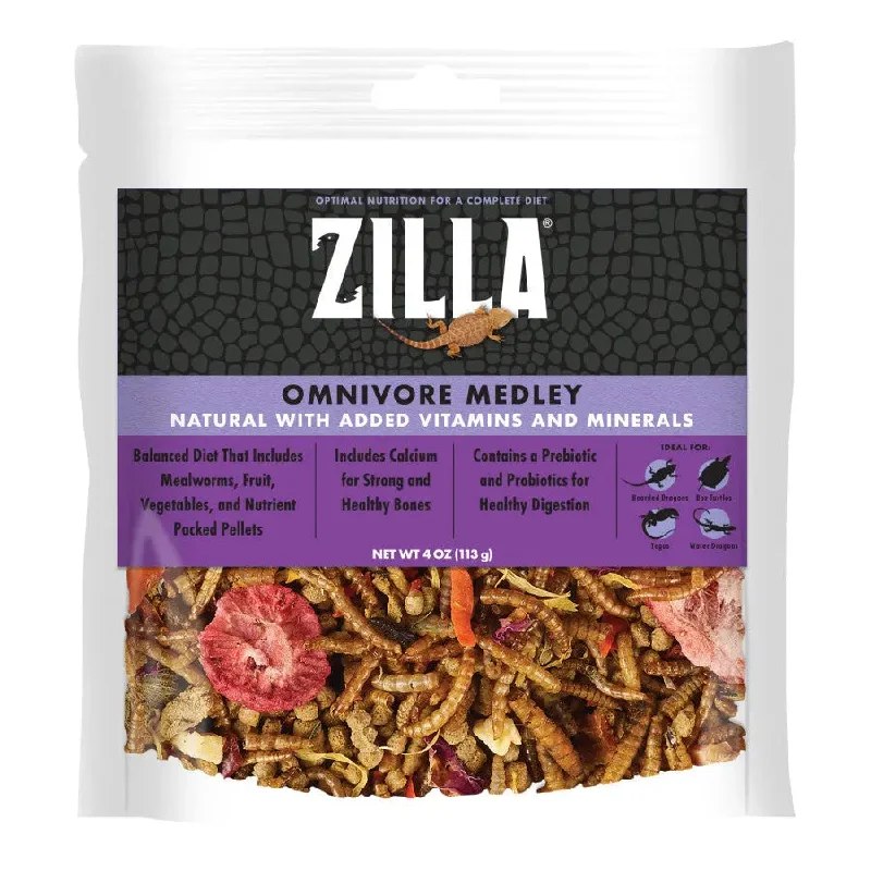 Zilla Omnivore Medley Diet 4 oz