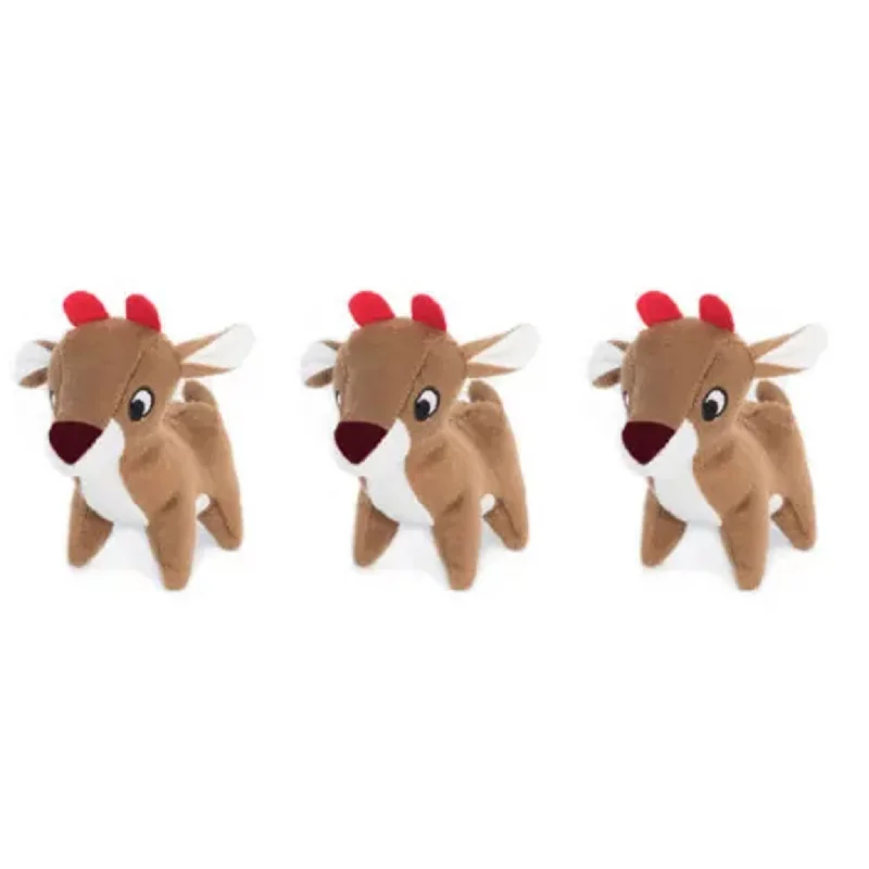 Zippy Paws Miniz Reindeer Dog Toy