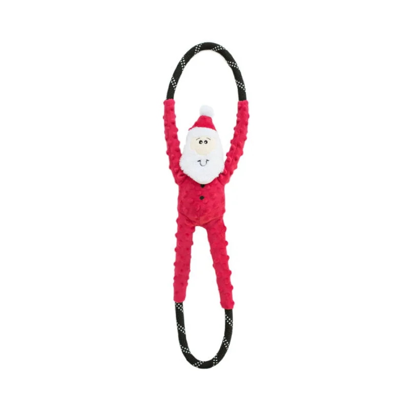 Zippy Paws Santa RopeTugz Dog Toy