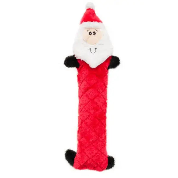 ZippyPaws Holiday Jigglerz Santa Dog Toys